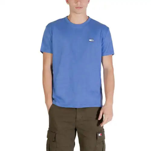 Tommy Hilfiger Jeans T-Shirt Azzurra Uomo - light blue