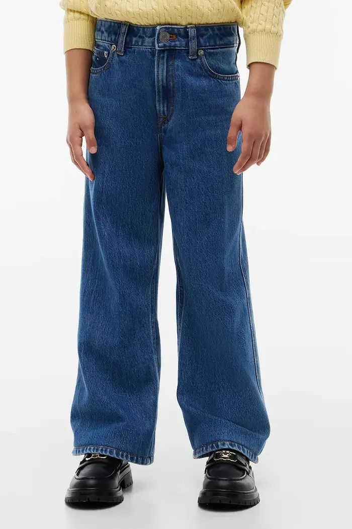 Tommy Hilfiger jeans wide leg per bambini WIDE LEG Blu