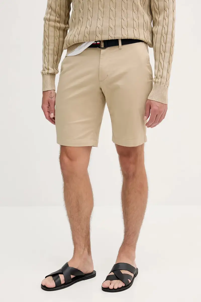 Tommy Hilfiger pantaloncini uomo colore beige MW0MW39706