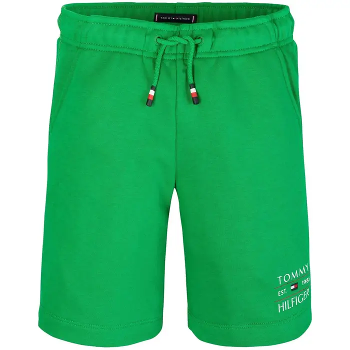Pantaloni corti Tommy Hilfiger Tommy Flag Hilfiger Sweatshort Verde