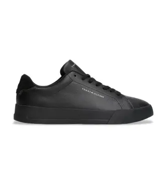 per uomo FM0FM05367 Scarpe da tennis in pelle nera (45), Nero, Basso, Stringhe, Casual