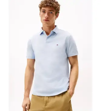 Tommy Hilfiger per uomo MW0MW17770 Polo 1985 in piquet blu, Casual, Cotone, Manica corta