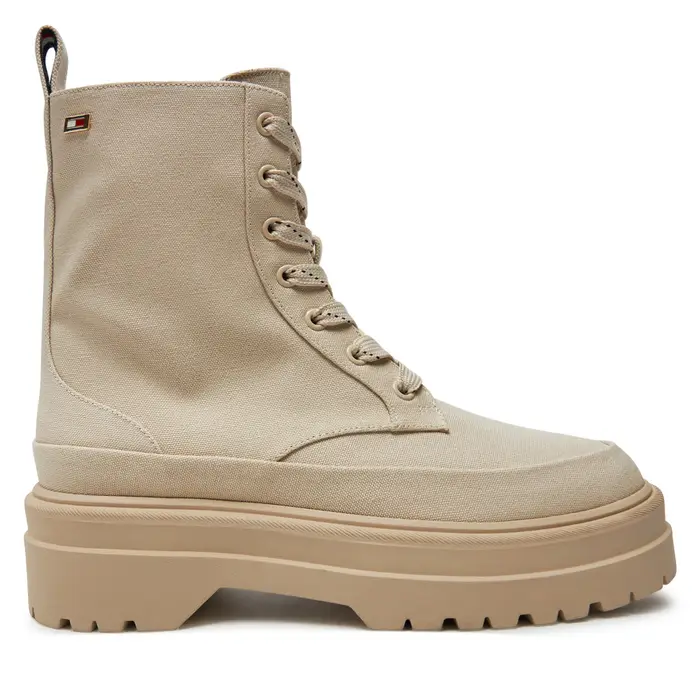 Polacchine Tommy Hilfiger FW0FW08200 Beige