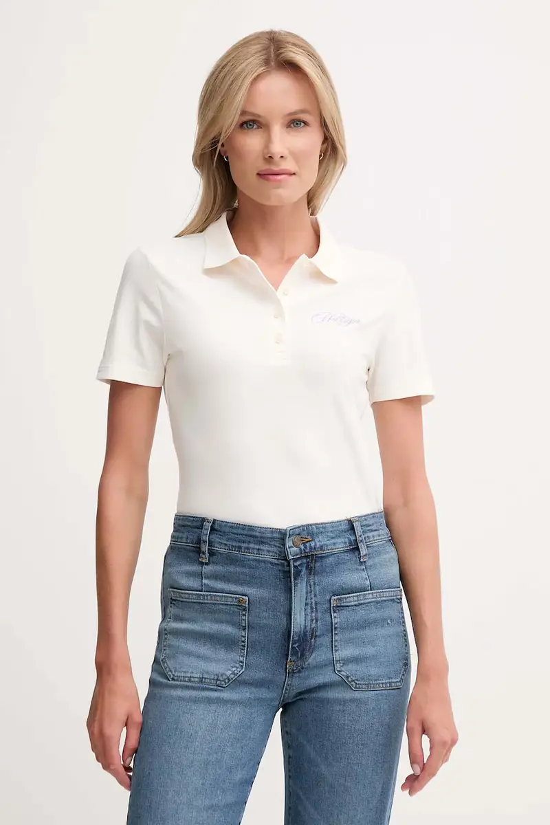 Tommy Hilfiger Polo Donna Beige 3423525