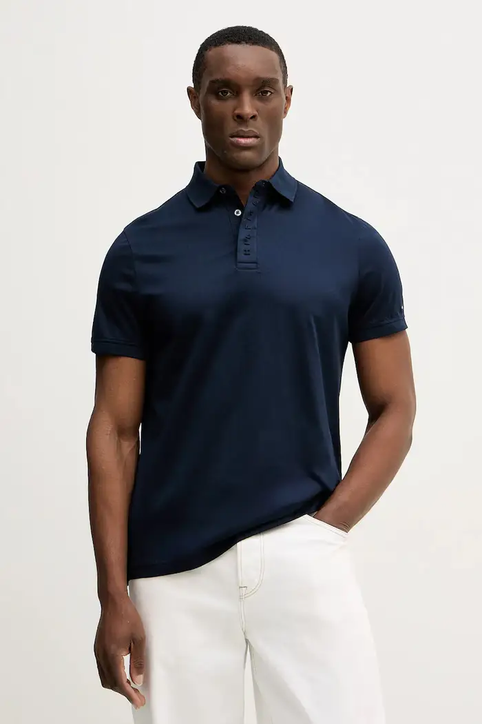 polo in cotone Blu navy