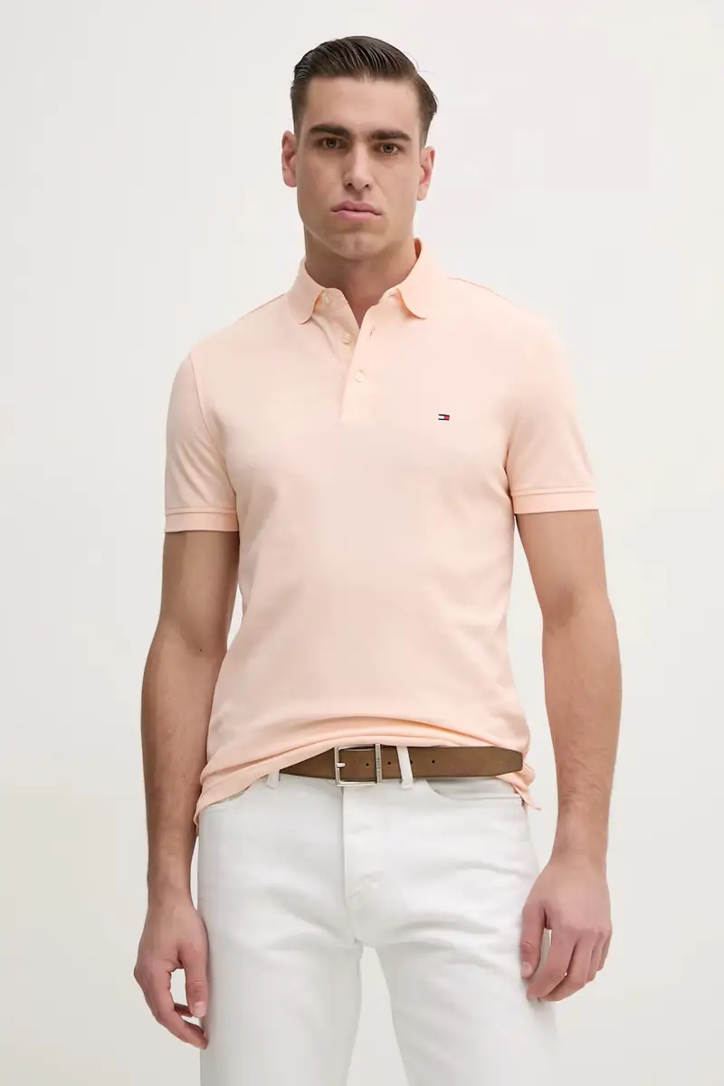 Tommy Hilfiger Polo Uomo Arancione 3120320