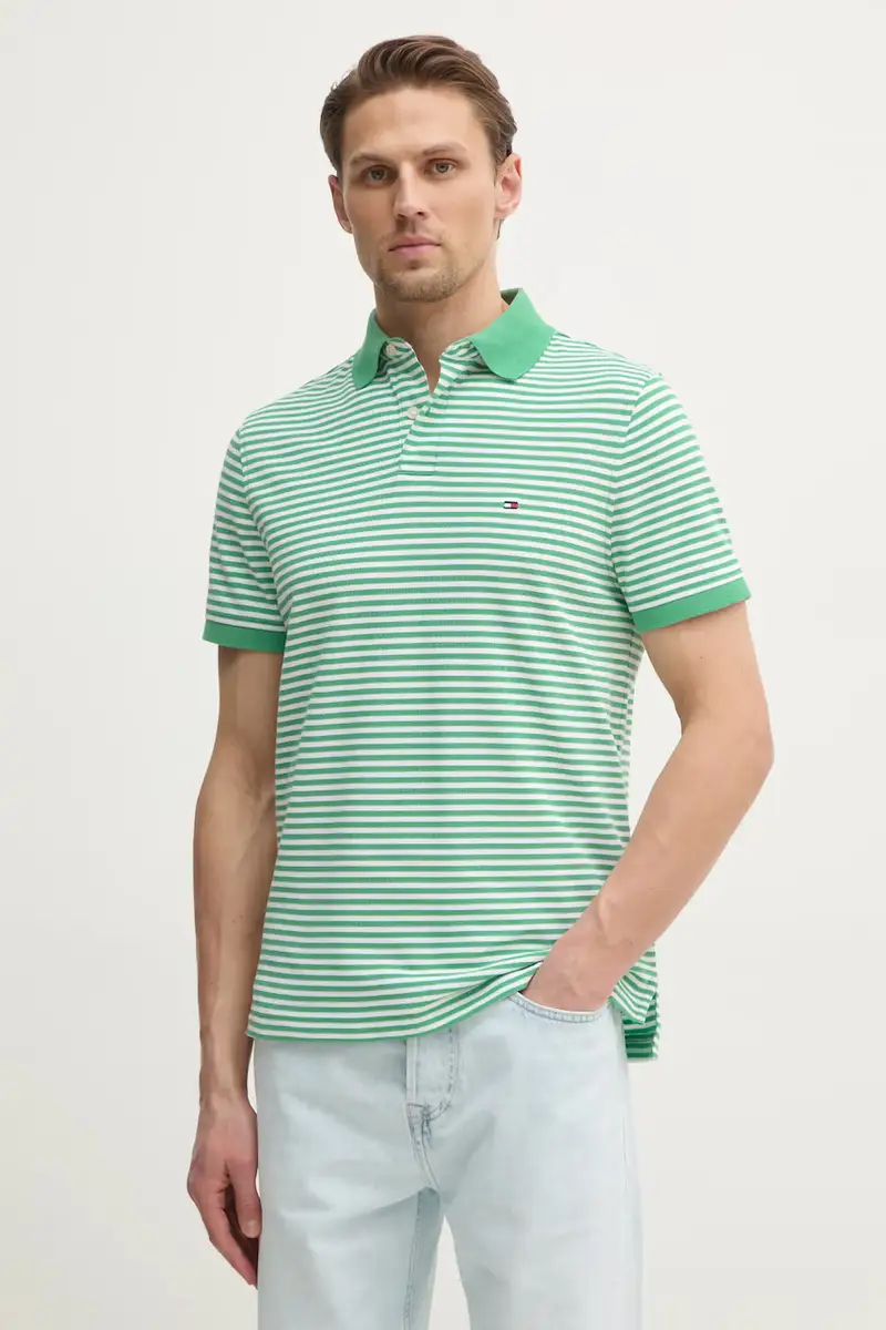 Tommy Hilfiger Polo Uomo Verde 3349083