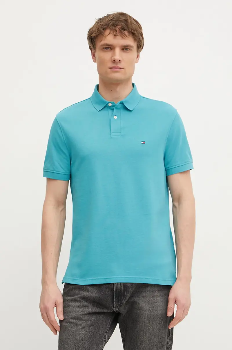 Tommy Hilfiger Polo Uomo Turchese 3348798