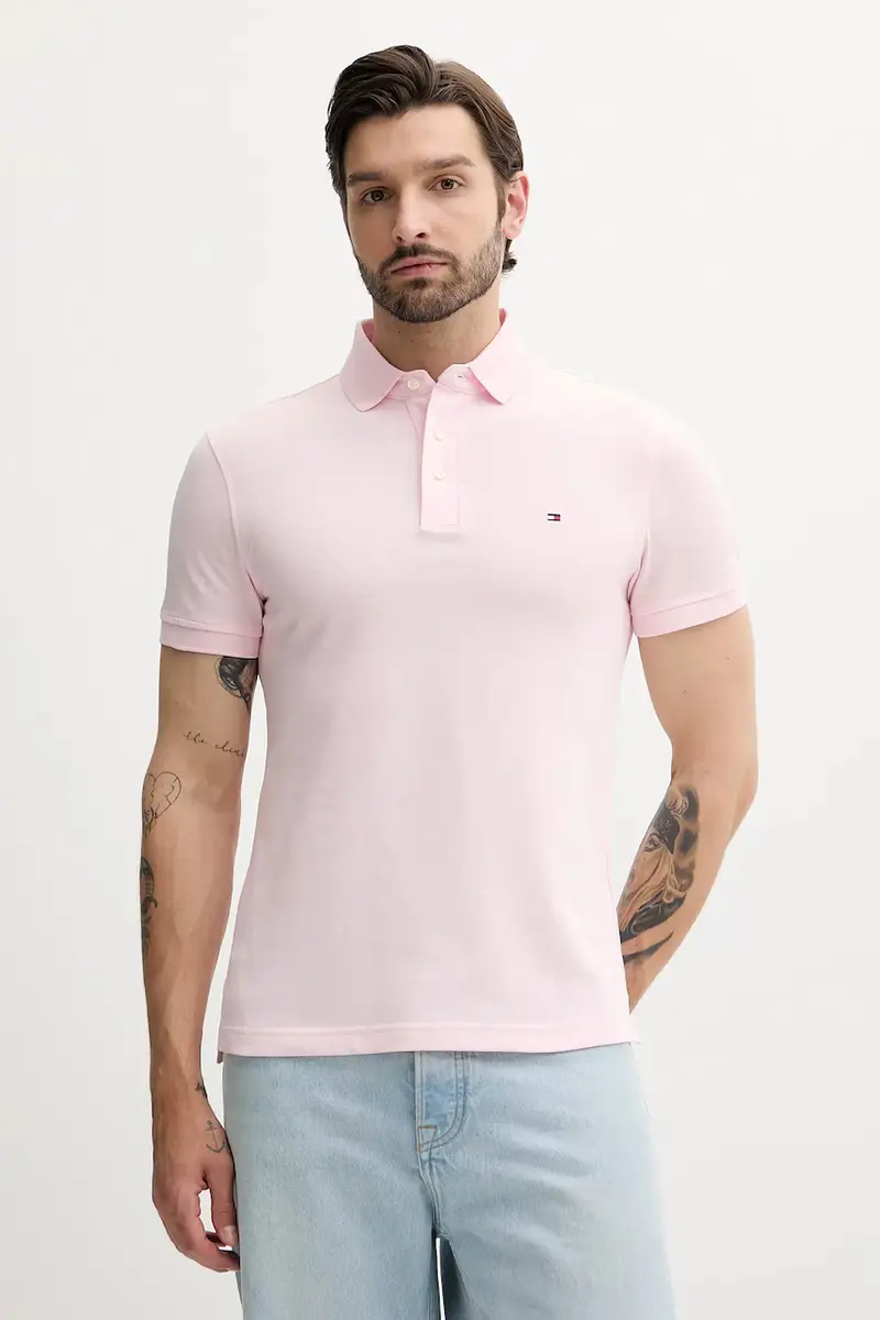 Tommy Hilfiger Polo Uomo Rosa 3157900