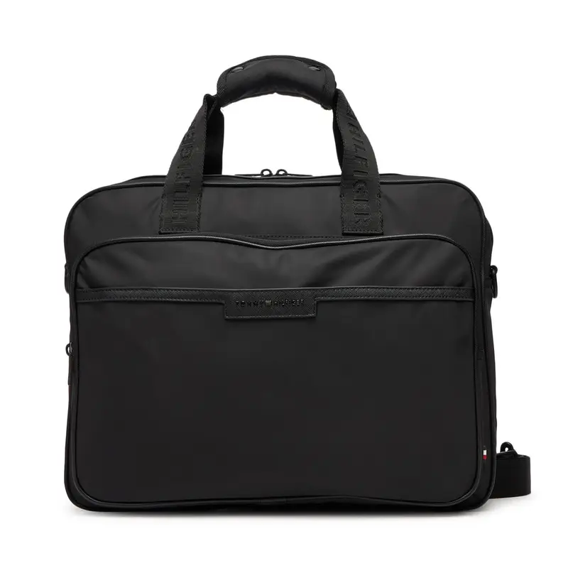 Tommy Hilfiger Porta PC Th Repreve Computer Bag AM0AM13466 Nero