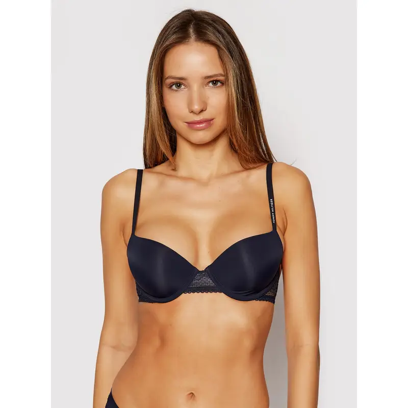 Tommy Hilfiger Reggiseno Balconette UW0UW02420 Blu scuro