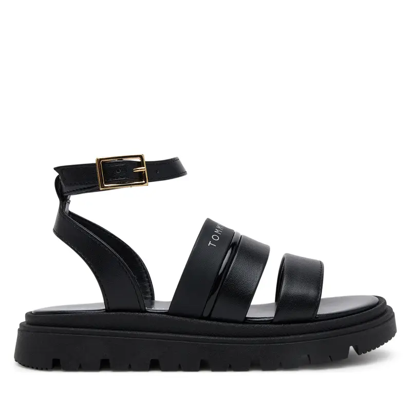 Tommy Hilfiger Sandali Sandal T4A2-33798-0371 M Nero