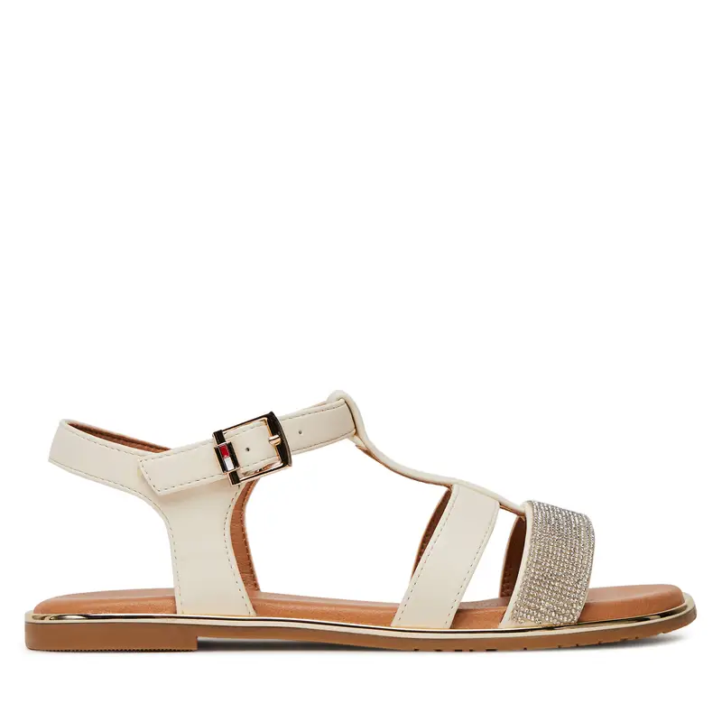 Tommy Hilfiger Sandali T3A2-33780-0371 S Écru Écru