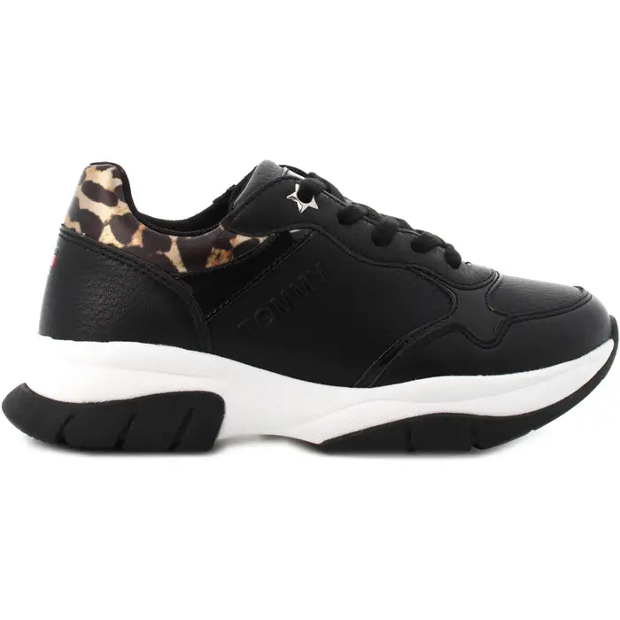 Tommy Hilfiger Scarpe bambini sneakers basse bambina T3A4-31173-1242999 (35/40) Nero