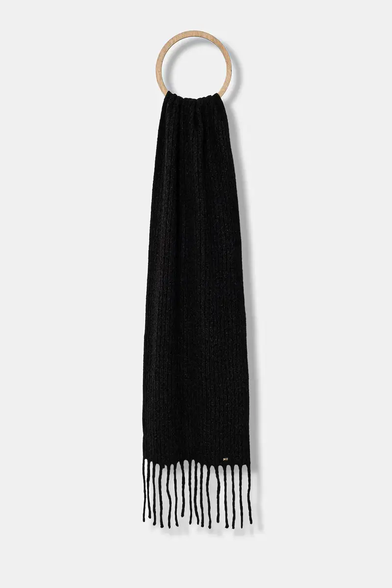 Tommy Hilfiger sciarpa donna colore nero AW0AW17793