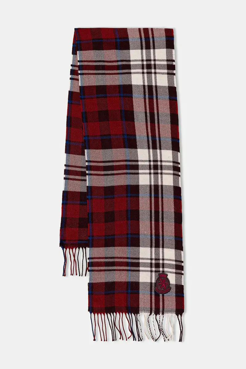 Tommy Hilfiger sciarpa in lana uomo colore granata AM0AM13599