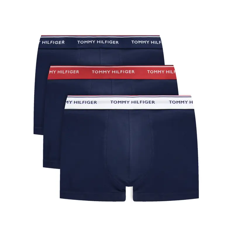 Tommy Hilfiger Set di boxer 3P Trunk 1U87903842 Blu scuro