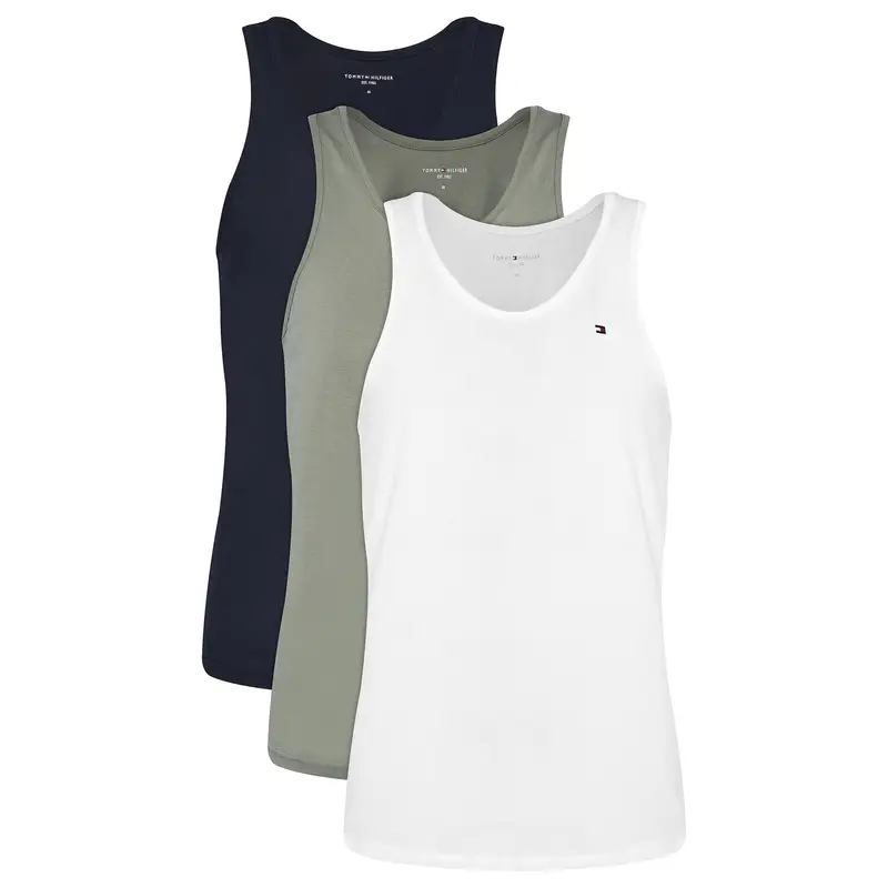 Tommy Hilfiger Set di canotte UM0UM03867 Multicolore Regular Fit