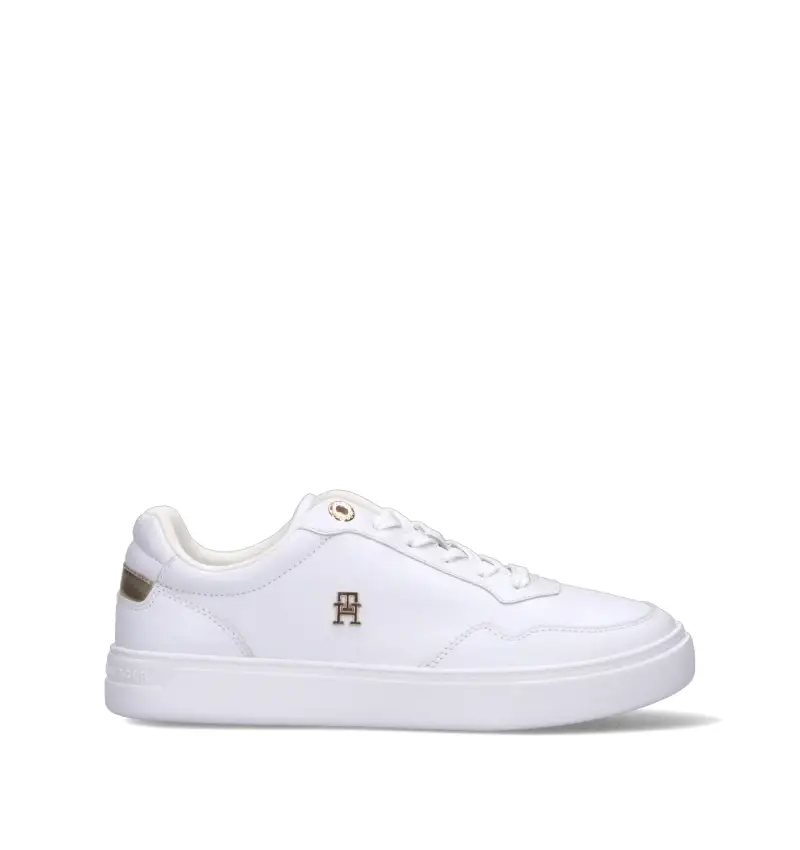 TOMMY HILFIGER Sneaker donna bianca in pelle Vario