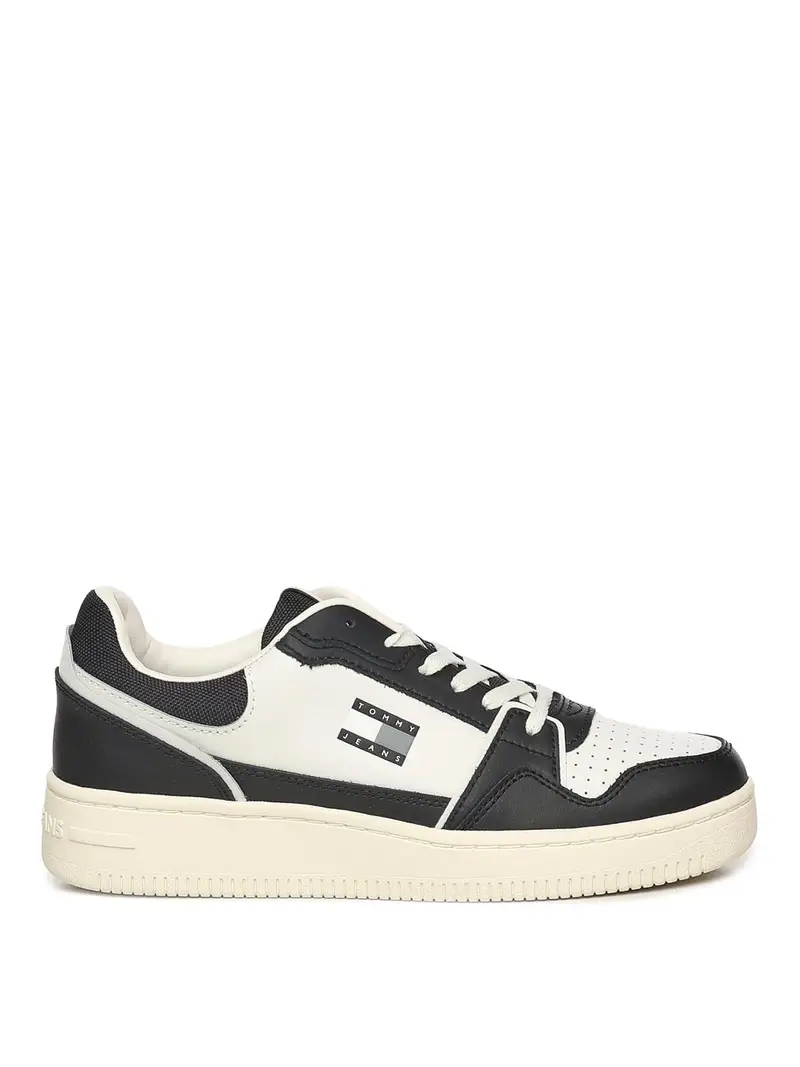 Tommy Hilfiger Sneakers in pelle retrÃ² Nero