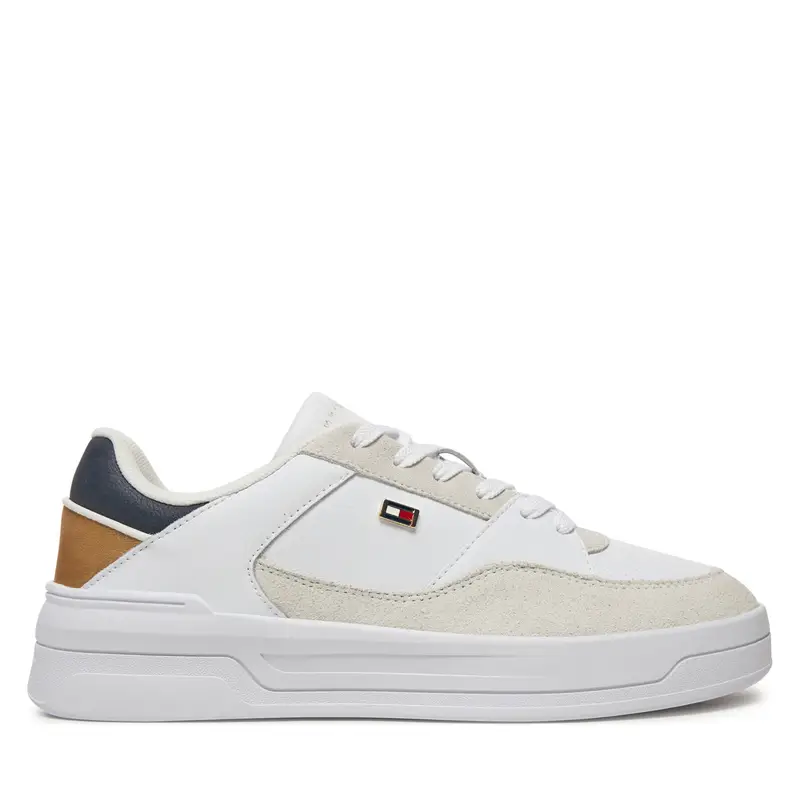Tommy Hilfiger Sneakers Essent Basket FW0FW08615 Bianco
