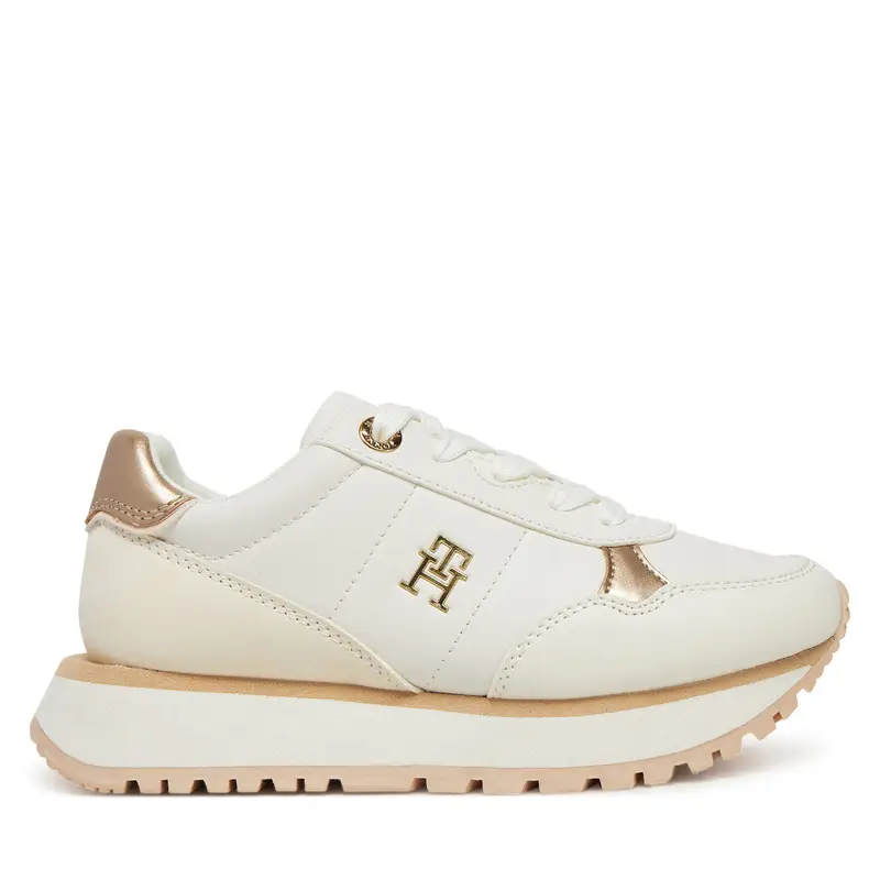 Tommy Hilfiger Sneakers Low Cut Lace-Up Sneaker T3A9-33759-1355 M Bianco