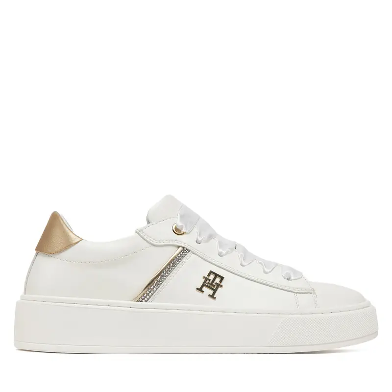 Tommy Hilfiger Sneakers Low Cut Lace-Up Sneaker T4A9-33933-0206 S Bianco