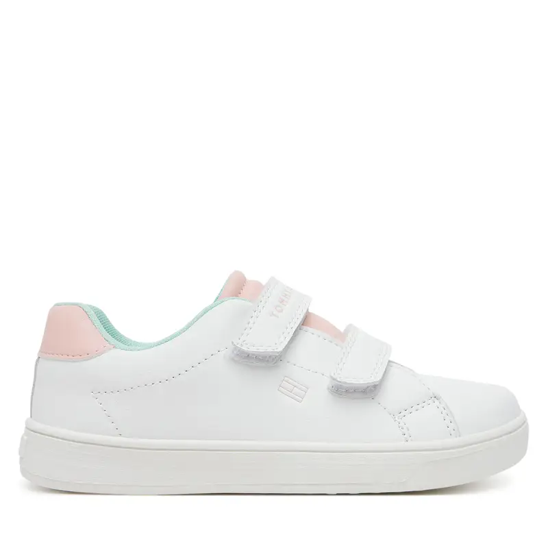 Tommy Hilfiger Sneakers Low Cut Velcro Sneaker T1A9-33727-1355 S Bianco