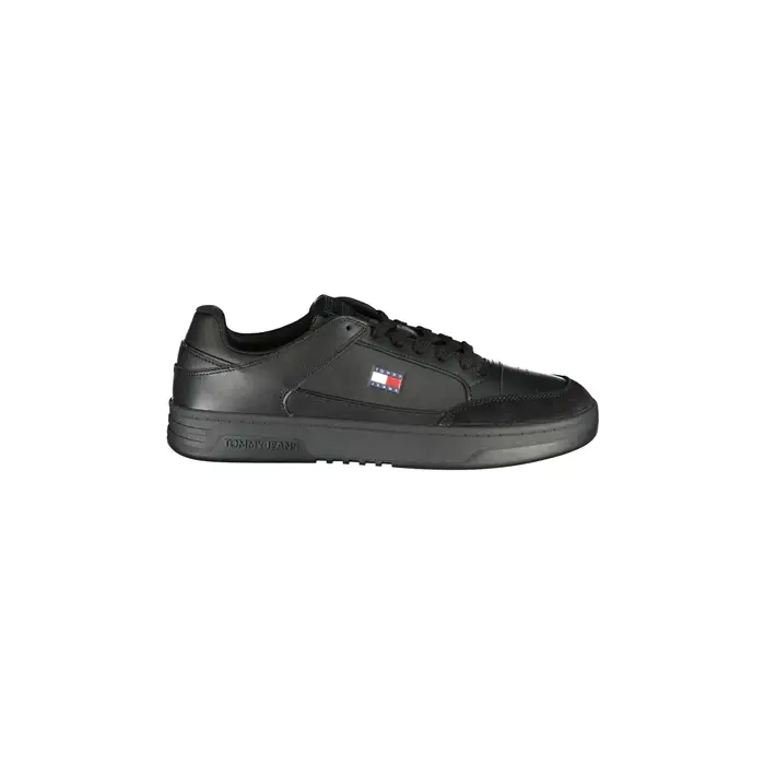 Tommy Hilfiger Sneakers Uomo Nere Stampa Logo Nero