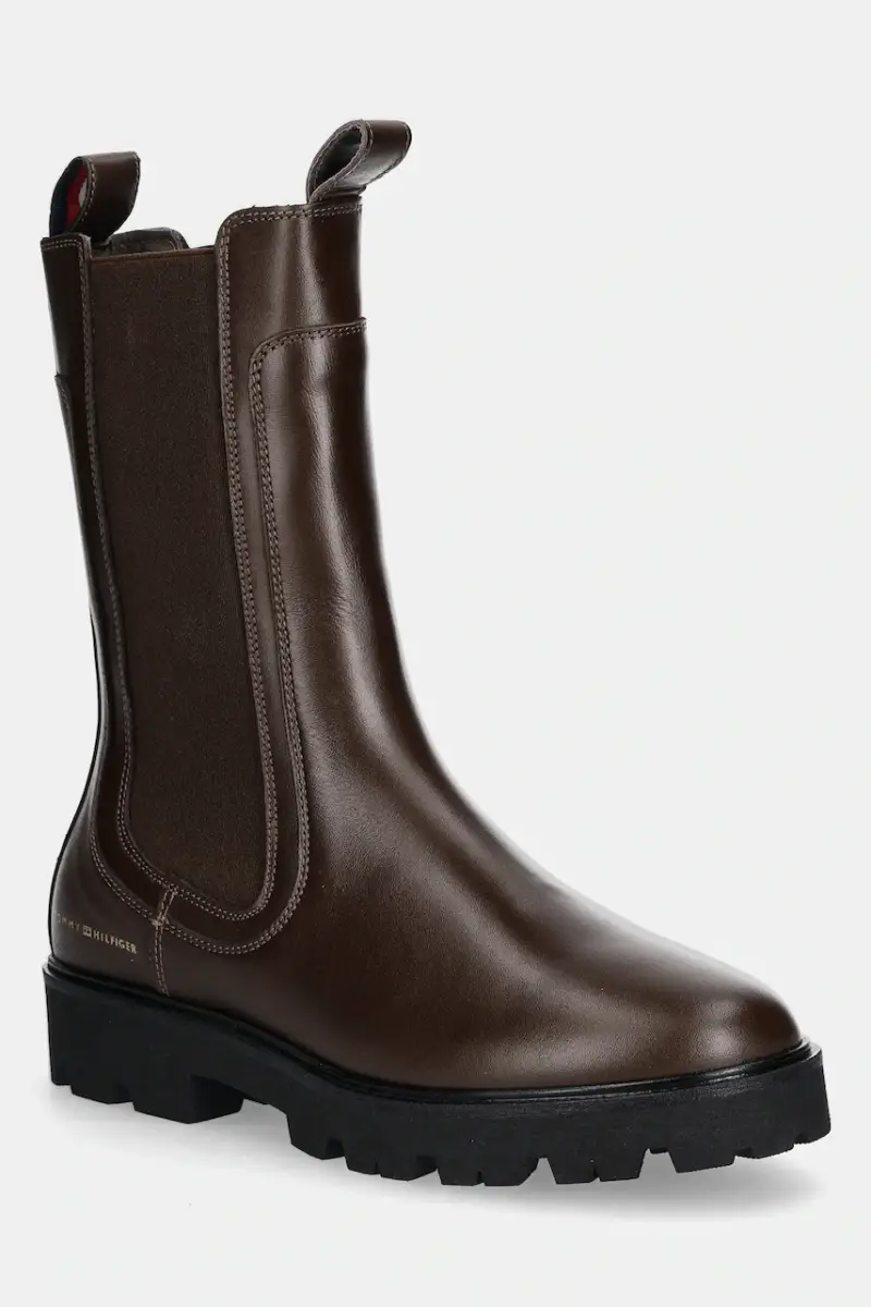 Tommy Hilfiger Stivaletti Chelsea Donna Marrone 3842966