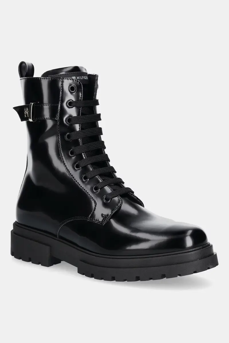 Tommy Hilfiger stivali per bambini colore nero T4A5-34028