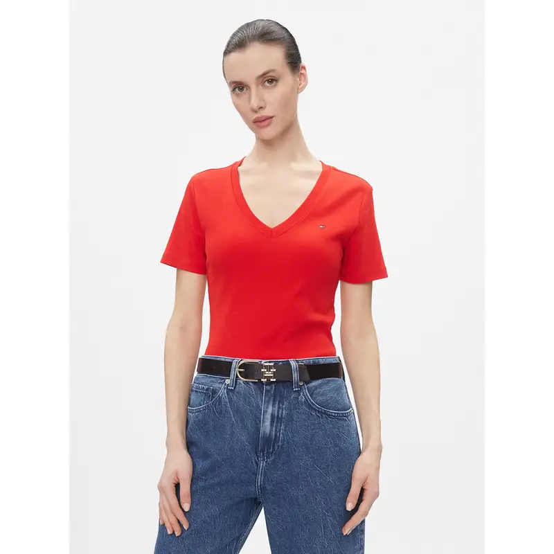 Tommy Hilfiger T-shirt Rosso 3385378