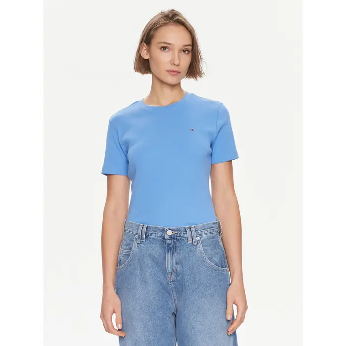Tommy Hilfiger T-shirt New Cody WW0WW40587 Blu Slim Fit