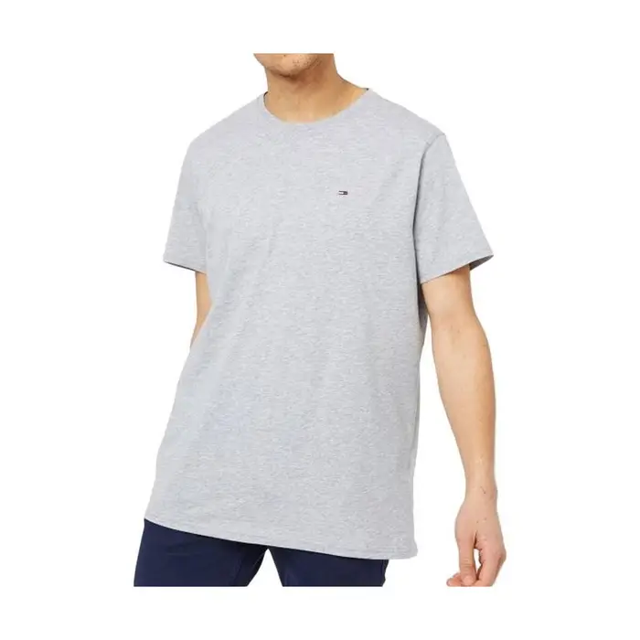 T-shirt Tommy Hilfiger Slim Jersey Grigio