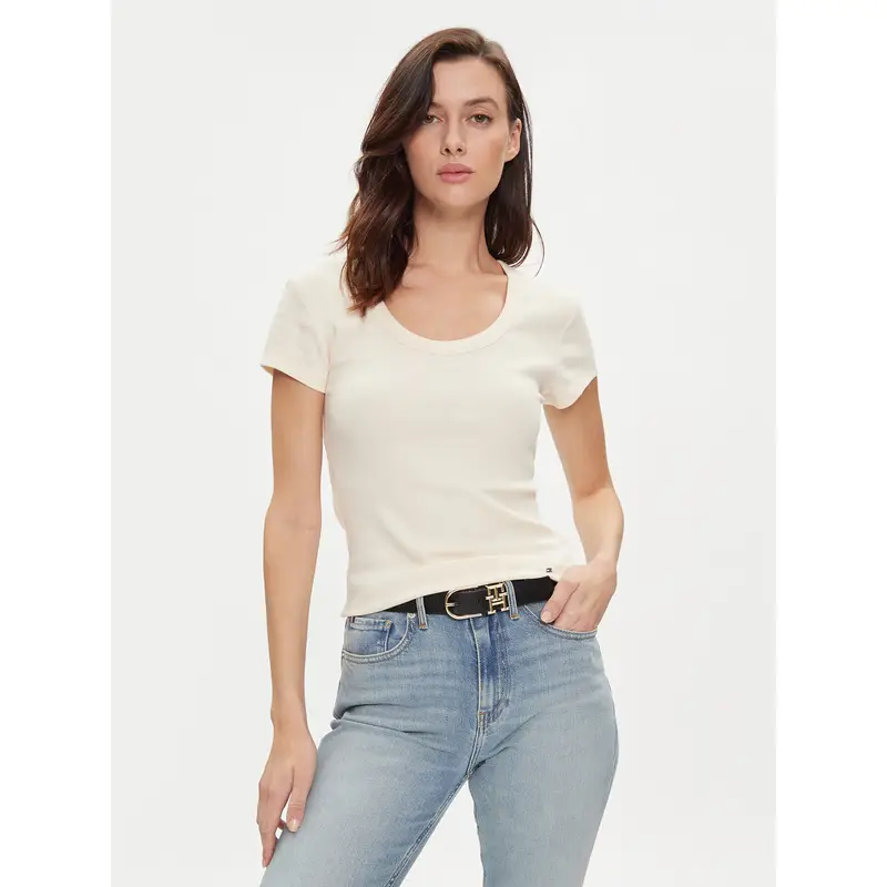 Tommy Hilfiger T-shirt Beige 3539059