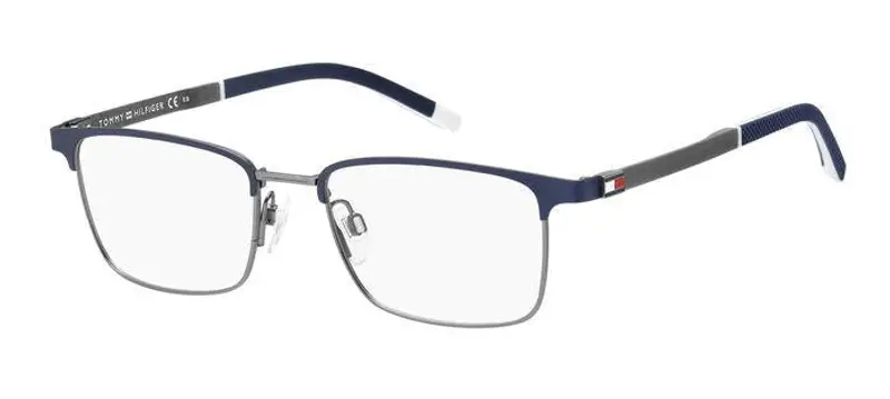 Tommy Hilfiger Uomo TH 1919 FLL Montature da vista Acciaio Blu / opaco Squadrata