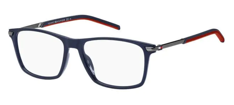 Tommy Hilfiger Uomo TH 1995 PJP Montature da vista Plastica Blu Squadrata