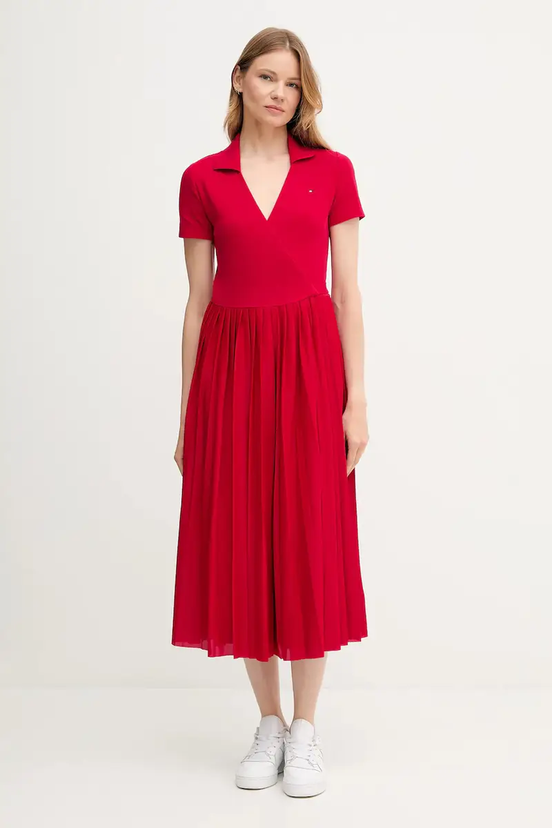 Tommy Hilfiger vestito colore rosso WW0WW45733