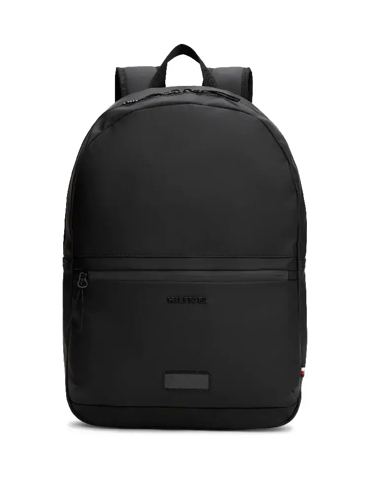 zaino nero uomo mini logo sul fondo