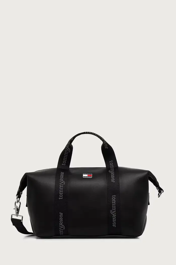borsa a tracollo da donna in similpelle Nero