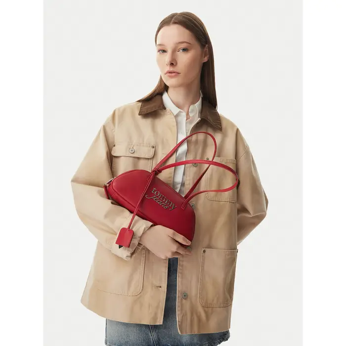 Borsetta Tommy Jeans Tjw Bold Shoulder Bag AW0AW18787 Marrone