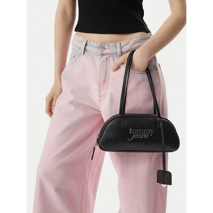 Borsetta Tommy Jeans Tjw Bold Shoulder Bag AW0AW18787 Nero