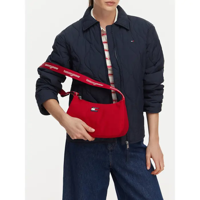 Borsetta Tommy Jeans Tjw Ess Daily Shoulder Bag AW0AW18768 Rosso