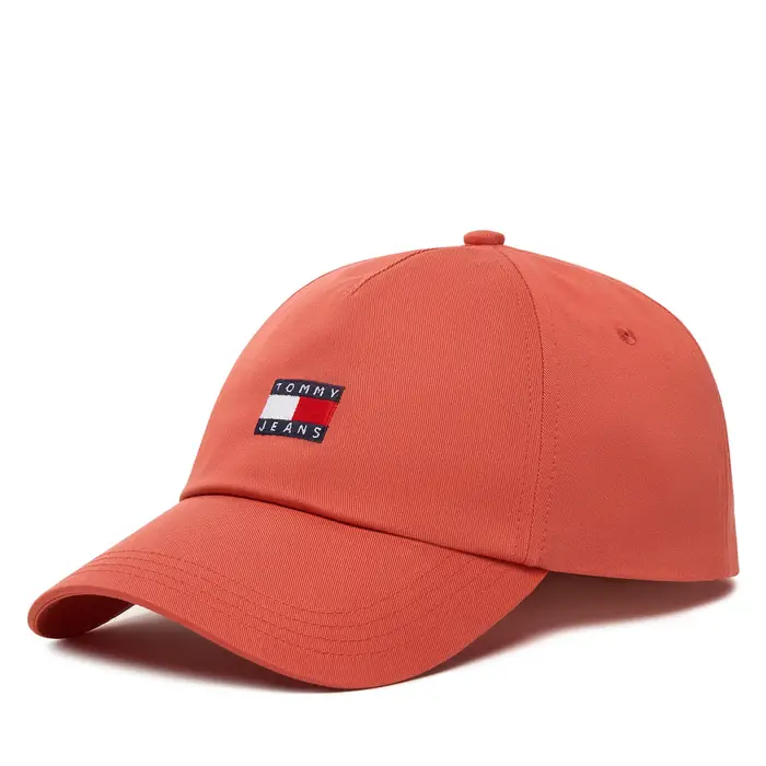 Tommy Jeans Cappellino Tjw Heritage Core 5 Panel Cap AW0AW16991 Corallo