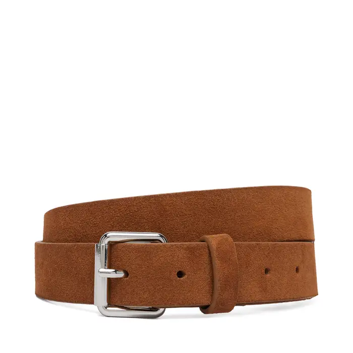 Cintura da donna Tommy Jeans Tjw Script Seude 3 0 AW0AW18503 Marrone