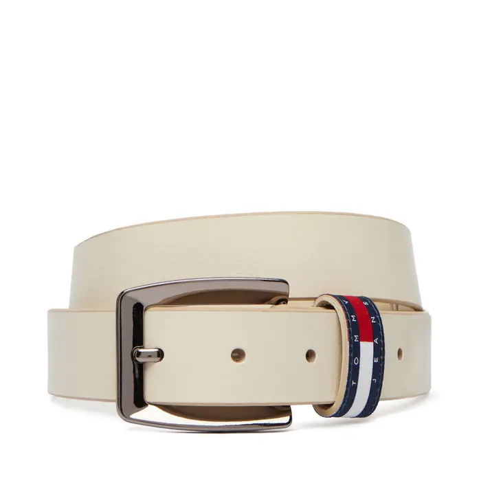 Cintura Tommy Jeans Tjw Bold Flag 3 0 AW0AW18099 Bianco