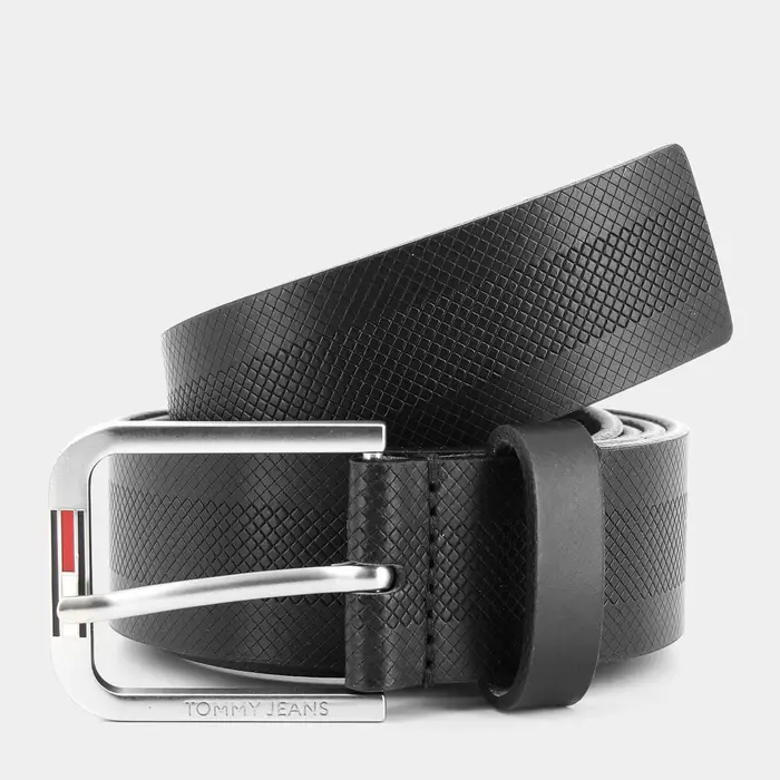 TOMMY JEANS Cinture da Uomo, nero
