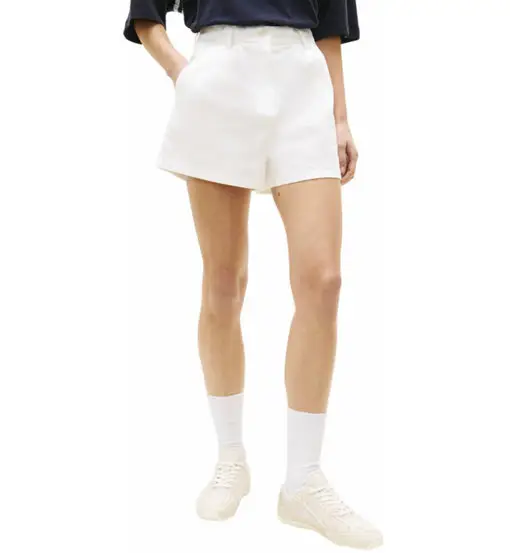 Claire Pleated W - pantaloni corti - donna White