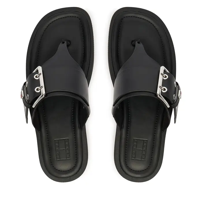 Tommy Jeans Infradito Tjw Buckle Sandal EN0EN02948 Nero