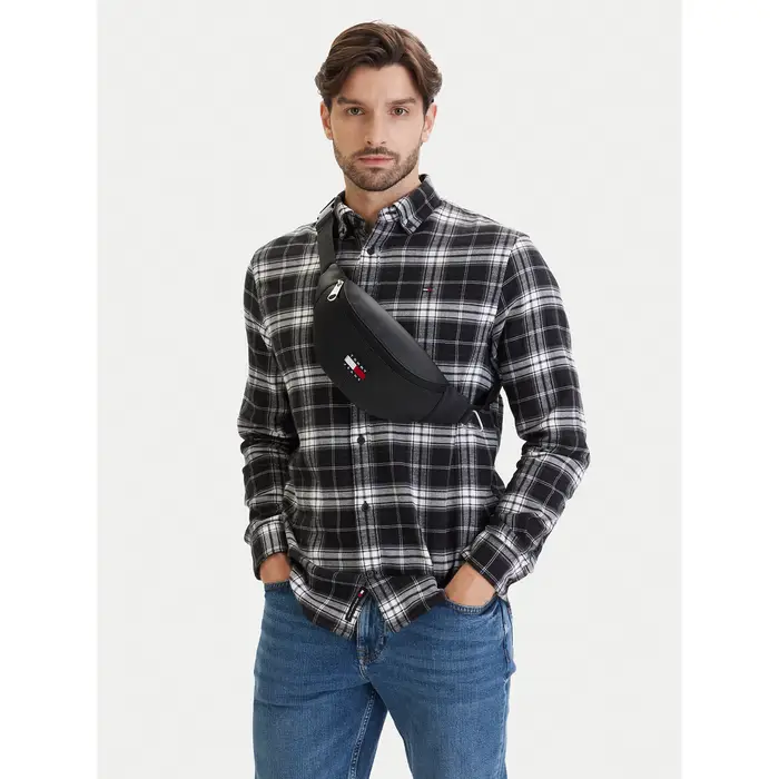 Marsupio Tommy Jeans Tjm Ess Daily Pu Bumbag AM0AM14291 Nero